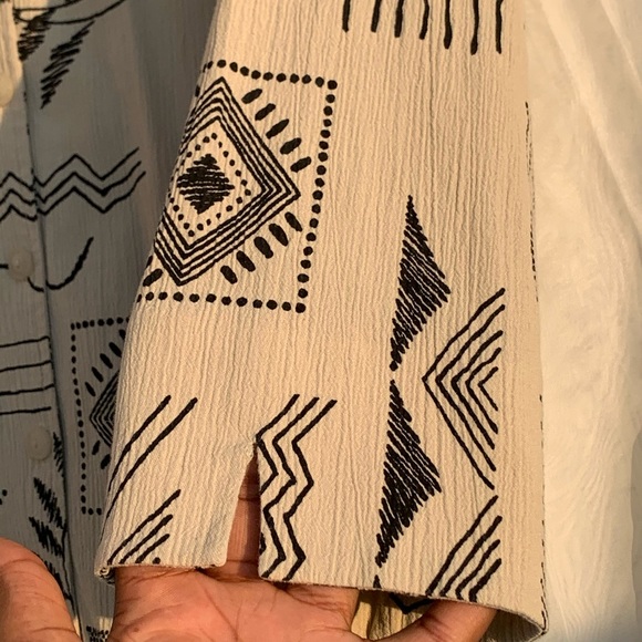 Geometric button down jacket - Picture 8 of 15